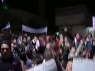 فري برس - مظاهرات إدلب سرمين 25-12-2011