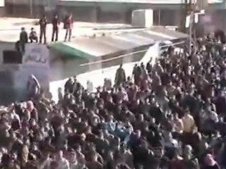 فري برس   تشيع الشهيد محمد يوسف الحسن كفرنبودة 26 12 2011