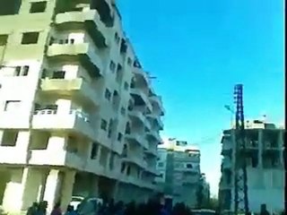 فري برس   جبلة مظاهرة طلابية نصرة لبابا عمرو 26 12 2011