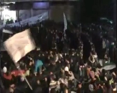 فري برس حمص مسائية حي الخالدية رررائعة ورسالة من السارووت الى وفد المراقبين 26 12 2011