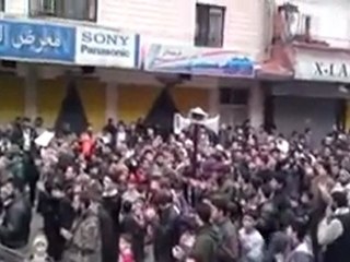 فري برس   دعاء أهالي مضايا 26 12 2011