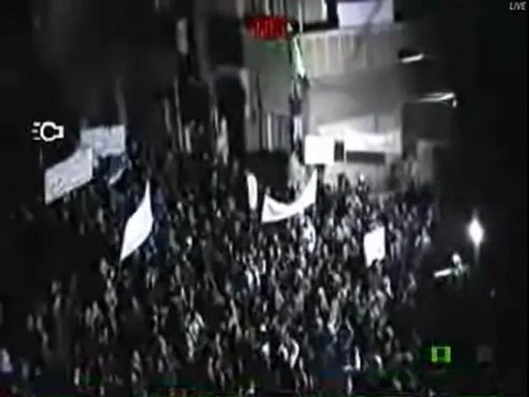 فري برس دمشق حي برزة مسائية رائعة مع أداء القسم 26 12 2011