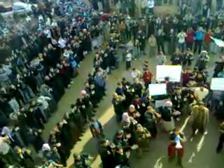 حماه - مظاهرة ابطال اللطامنة 27 12 2011