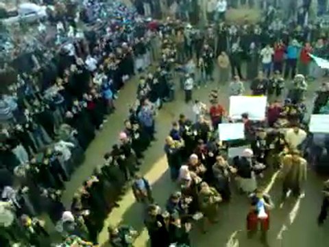 فري برس حماه مظاهرة ابطال اللطامنة 27 12 2011