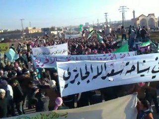 فري برس   ‏ تجمع احرار الريف في اربعاء الوفاء لشهيد الشهباء 28 12 2011