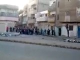 فري برس   حمص باب الدريب اطلاق النار على المتظاهرين واللجنة الجامعة العربية 28 12 2011