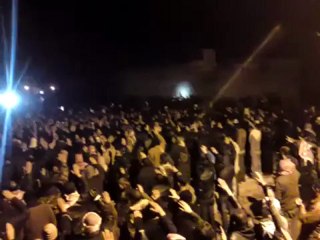 فري برس   مارع   حلب القسم بالثأر لدم الشهيد احمد رمزي الدادا 28 12 2011