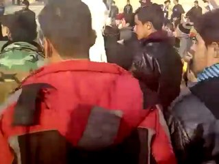 فري برس   حلب الاتارب مظاهرة طلابية وفاء لشهيد مارع 29 12 2011