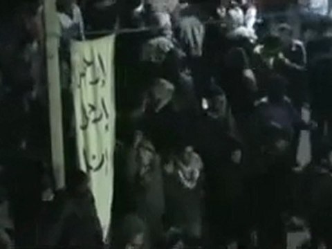 فري برس مسائية حاشدة بالعاصمة دمشق حي برزة 29 12 2011 ج1