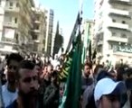 فري برس   مظاهرة في منطقة ابي سمراء في طرابلس دعما للثورة السورية جمعة الزحف 30 12 2011