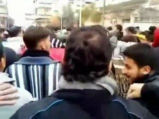 فري برس   حماه جنوب الملعب جمعه الزحف لساحات الحريه 30 12 2011