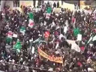 فري برس   مدينة ادلب اغنية الشعب يريد تحرير البلاد 30 12 2011