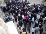 فري برس   حماة مظاهرة العليلات في طريقها لساحة العاصي 30 12 2011
