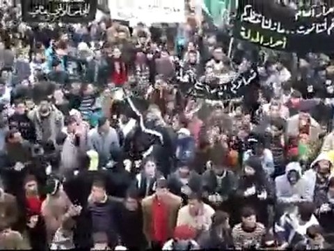 فري برس حمص الحولة الحي العمري جمعة الزحف نحو ساحات الحرية 30 12 2011
