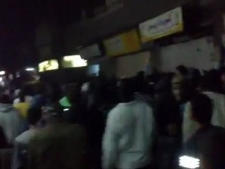 فري برس   دمشق الحجر الأسود مظاهرة مسائية 31 12 2011 ج2