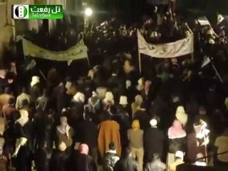 فري برس   تل رفعت تحية خاصة لـ قناة الجزيرة والجيش الحر 31 12 2011