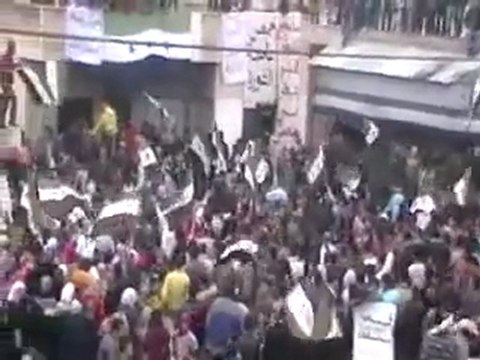 فري برس حمص الغنطو مظاهرة حاشدة الأحد 1 1 2012