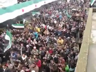 فري برس   حماه   حلفايا   مظاهرة نهارية رائعة في اثنين الوفاء 2 1 2012 ج1