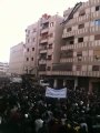 فري برس   ريف دمشق داريا المتظاهرون في ساحة الحرية 2 1 2012 ج1