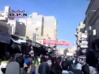 فري برس   مظاهرة صباحية في ديرالزور   حسن الطه 4 1 2012 ج3