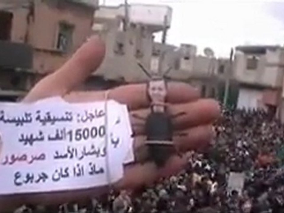 فري برس   حمص تلبيسة مظاهرة حاشدة جمعة ان تنصروا الله ينصركم 6 1 2012