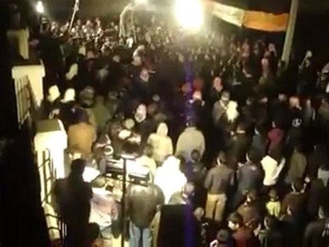 فري برس حلب ‫تل رفعت مظاهرة مسائية 5 1 2012 جـ 2