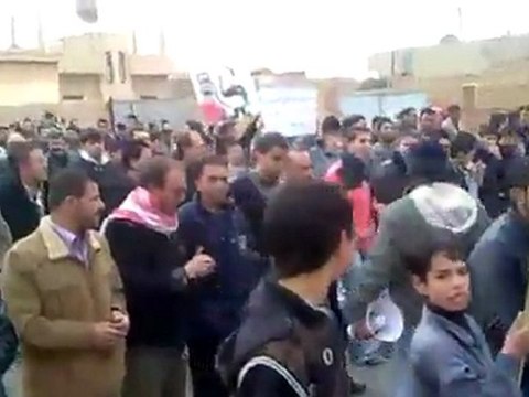 فري برس أحرار الدرباسية في جمعة ان تنصر الله ينصركم 6 1 2012 ج3