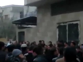 فري برس   عربين مظاهرة حاشدة جامع البشير 6 1 2012 ج2