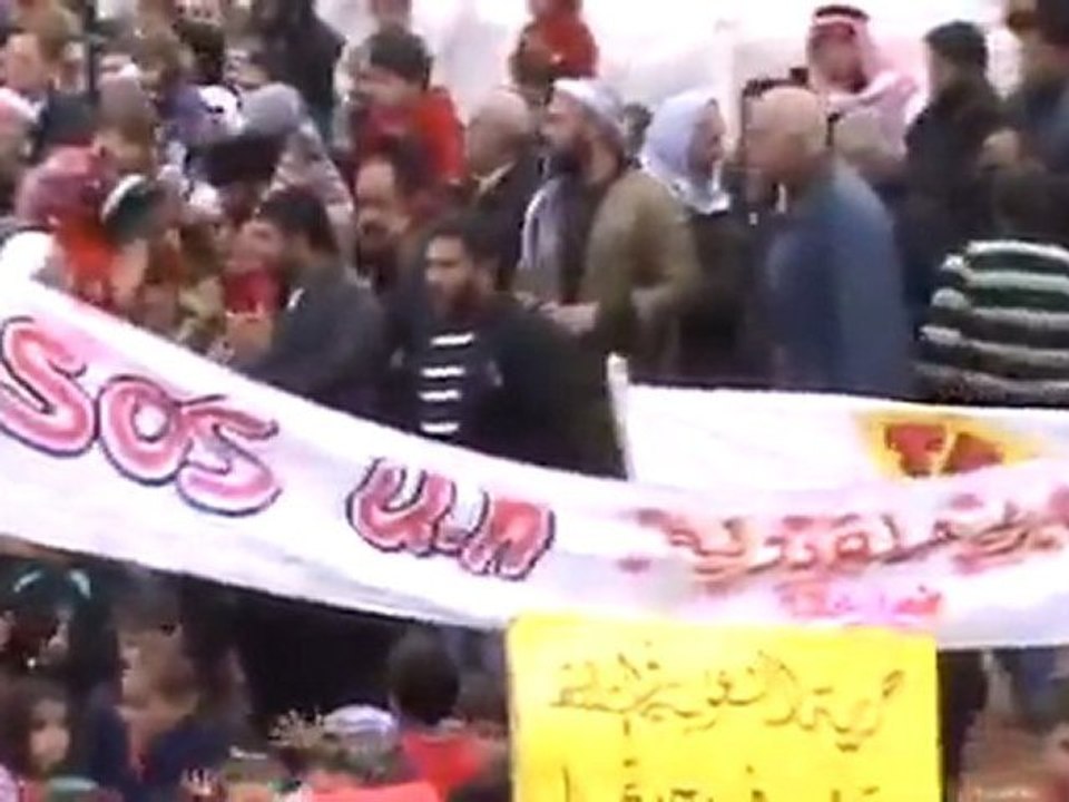 فري برس   مخيمات اللاجئين مخيم الريحانية جمعة ان تنصروا الله ينصركم 6 1 2012ج4