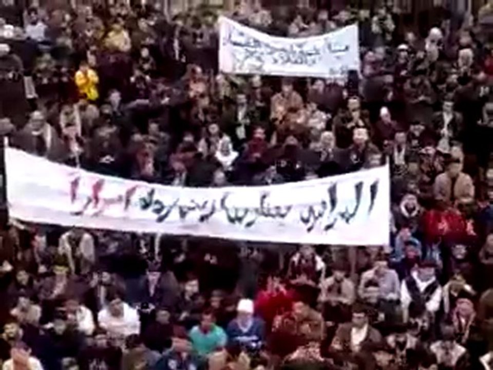 فري برس   حماة كرناز جمعة التدويل مطلبنا مظاهرة حاشدة 6 1 2012