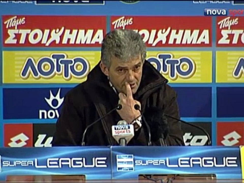 Αστέρας Τρίπολης - ΠΑΣ Γιάννινα (21-1-2012)-Η συνέντευξη Τύπου-by scholianos.blogspot.com