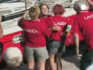 Laura Dekker becomes youngest round-the-world solo sailor