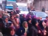 فري برس   ادلب حاس تشيع الشهيد حسن الضعيف الذي سقط ضحية تفجيرات الميدان التي قام بها النظام الارهابي 8 1 2012 ج2