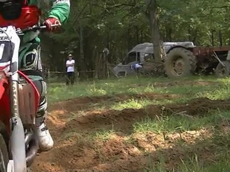 Entrainement de motocross