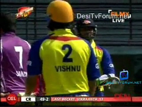 Bengal Tigers vs Chennai Rhinos - Chennai Rhinos Inning Ov07-08