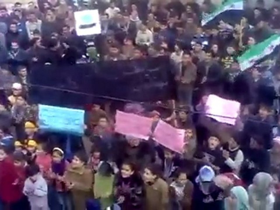 فري برس   إدلب   مظاهرة جبل الزاوية بسامس 8 1 2012