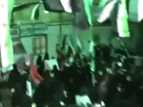 فري برس حماة مسائية الحميدية بمشاركة حرائر الحي 9 1 2012