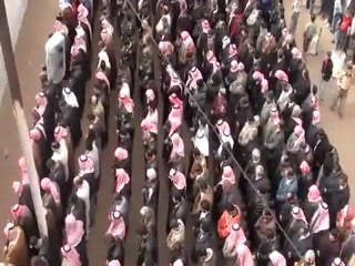 فري برس   الصلاة على الشهداء في حمص   ديربعلبة 9 1 2012