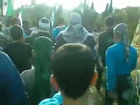 فري برس اللاذقية الحفة مظاهرةردا على الخطاب تحية للحفة وقراها 10 1 2012
