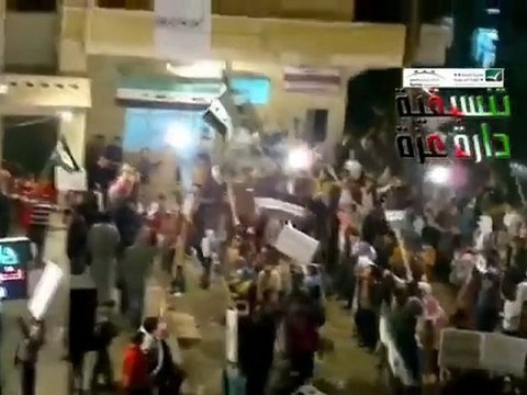 فري برس حلب دار عزه مسائيه الرد على الخطاب 10 1 2012