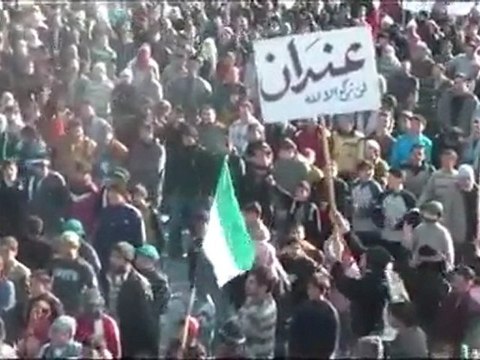 فري برس ريف حلب عندان رد المجلس الثوري على خطاب الأسد راااااائع 10 1 2012