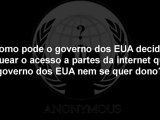 Recado dos Anonymous SOPA passed We are displeased legendado portugues traduzido