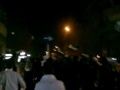 فري برس مسائية في حي الميدان رداً على خطاب الزرافة10 1 2012