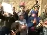 فري برس   حلب   الأبزمو    مظاهرة ردا على الخطاب 10 1 2012