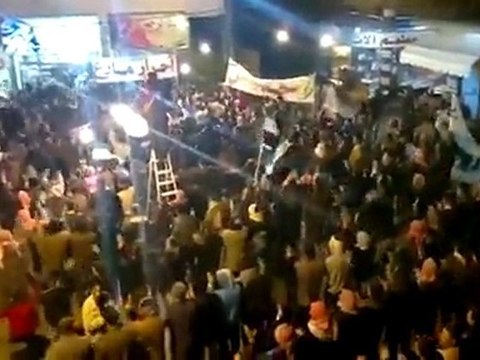 فري برس حلب مارع مسائية الرد على الخطاب 10 1 2012 ج2