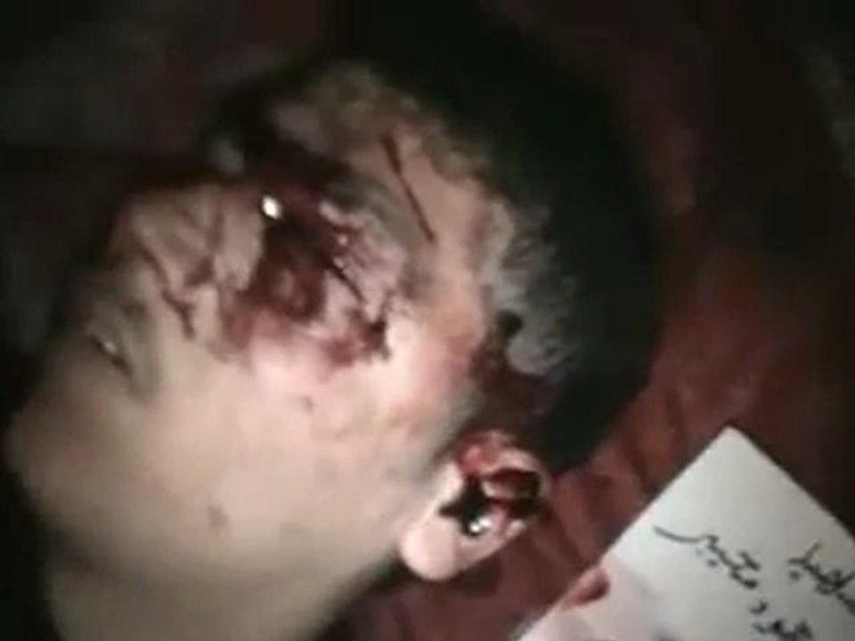 فري برس   حمص القصير الشهيد البطل بلال محمود مخيبر 10 1 2012 ج2