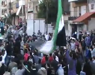 فري برس   حمص القصور مظاهرةابطااال وحرااائر القصور رداااعلى خطاااب السفاااح أصابع النصر 10 1 2012