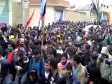 فري برس   الحشود الكبيرة في عامودا بوجود المراقبين 11 1 2011