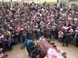 فري برس   حماة كرناز الشهيد نهاد محمد القاسم 11 1 2012