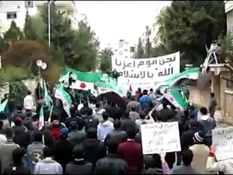 فري برس حمص يومية حي الإنشاءات خطاب بشار الجحش 11 1 2012